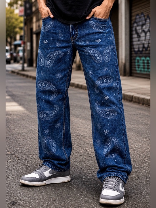 Levi's Other - Levi’s x Snoop Dogg Lot 420 Paisley Jeans NWT 32x32 / 36x32